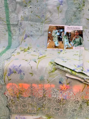 Pakistani Jacquard Embroidered 3Pc Set